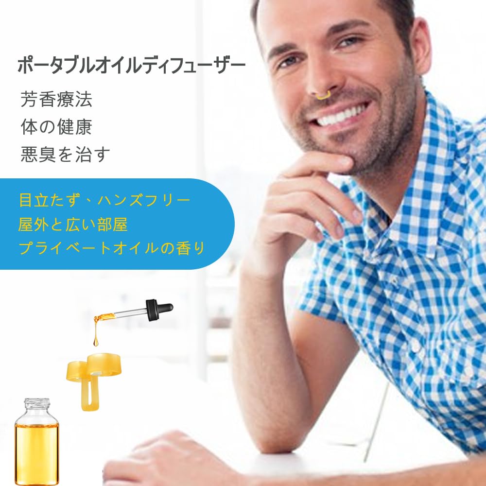 WoodyKnows Nasal Oil Diffuser, New Model │ Invisible Personal Aromatherapy